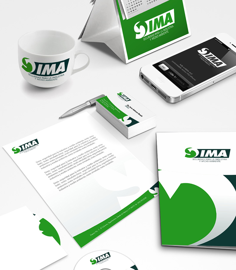 Imagen corporativa para empresa SIMA